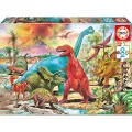 Educa Puslespill Dinosaurer 100