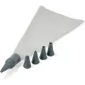 Funktion Piping bag 5 nozzles grey