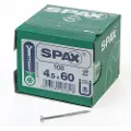 Spax 0191010450603, Skru, Metall, Zink, Tre, Flathode, Torx, Metallisk