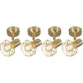 QAZQA Sett med 4 Art Deco spotlight messing svingbar og tiltbar - Mosh