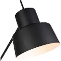 QAZQA Retro gulvlampe sort - Chappie