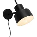 QAZQA Retro vegglampe svart - Chappie