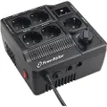 Powerwalker MBS - Strømfordelerenhet - AC 208/220/230/240 V - inngang: IEC 60320 C20 - utgangskontakter: 4 - svart