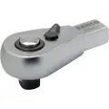 Bahco Interchangeable Pear Head With Quick Release And Rectangular Connector Skralle