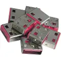 Lindy USB Port Blocker - USB-portsperrer - rød (en pakke 10)