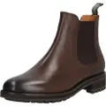 Ralph Lauren for man. 812754385003 Bryson brown leather ankle boots (46), Flat, None, Casual