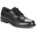 Fluchos for man. 8468_NATU_NEGR Simon leather shoes 8468 black (46), Laces, Casual
