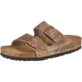 Birkenstock for woman. 552813 Brown Arizona Leather Sandals (39), Flat, None, Casual