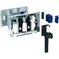 Geberit Sigma12 indsats - t. bluetabs blank krom