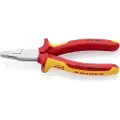 Knipex 20 06 160, Nesetang, Kromvanadiumstål, Plast, Oransje, Rød, 160 mm, 176 g