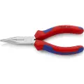 Knipex 25 05 140, Diagonal tang, Kromvanadiumstål, Plast, Blå, Rød, 140 mm, 111 g