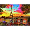 Educa Solnedgang i Paris puslespill