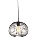 QAZQA Design Hengelampe Svart - Wire Dough