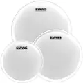 Evans UV2 Coated Fusion Tom Pack 10" 12" 14" Heads & EQ PODS Pack