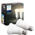 Philips HueW E27 9W 2-pakning