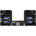 Panasonic SC-MAX3500, Hjemmelydanlegg (mini), Sort, 2000 W, 3-veis, FM, 4 GB