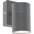QAZQA Utendørs vegglampe antrasitt IP44 - Solo