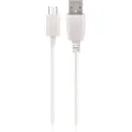 MaXlife ladekabel med microUSB - 3 meter, 2A - Hvit