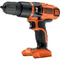 Black & Decker BDCH188N-XJ, Boremaskin med pistolgrep, Sort, Oransje, 1 cm, 1350 RPM, 2,5 cm, 1 cm