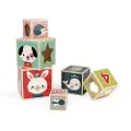 Janod 6-blokkers Pyramide Baby Skog