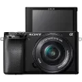 Sony a6100 ILCE-6100 - Digitalkamera - speilløst - 24.2 MP - APS-C - 4K / 30 fps 16-50 mm Power Zoom-linse - Wi-Fi, NFC, Bluetooth - svart