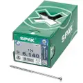 Spax Wirox T30 6x140 Mm Forsenket Stjerneskrue For Tre 100 Enheter