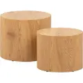 Actona NORDFORMSidebord Molly, sett med 2NaturSmåbordFra Homeroom