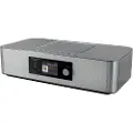 Soundmaster ICD2020, DAB+, Spiller, CD, CD-R, CD-RW, 15 W, Rustfritt stål, Rotasjon