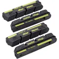 Swissstop Kit 4 Rim Pad Race Pro Black Carbon Felgbremseklosser