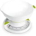 Jata 610N, Mekanisk kjøkkenvekt, 3 kg, 25 g, Hvit, Benkeplate, Rund