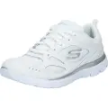 SKECHERS for woman. 12982 Sneakers Summits-Suited white (40), Leather, Fabric, Flat, Laces, Sport
