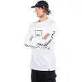 HUF Domestic Langermet T-skjorte hvit