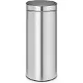 Brabantia Touch Bin, 30L, 30 l, Rund, Plast, Rustfritt stål, Manuell, Rustfritt stål, 29 cm
