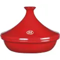 Emile Henry Tagine Flammegryte, Ø 32 cm, rød