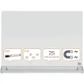 Nobo - Whiteboard - stasjonær - 584 x 441 mm - herdet glass - magnetisk - dobbeltsidet - hvit
