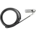 Targus Trapezoid Serialised Combination Cable Lock Hengelås