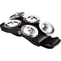 Meinl Percussion Cajon Foot Tambourine Black