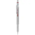 Rotring 600 Mechanical Pencil | 0.7 mm | Silver All-Metal Body Propelling Pencil | Non-Slip Knurled Grip & Hexagonal Barrel