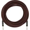 Fender Profesjonell 25 Fot Lang Rett Instrumentkabel Rød Tweed