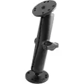 Ram Mounts To Runde Plater Størrelse B Lang Arm Universal Dobbelkulefeste