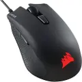 Corsair Harpoon RGB PRO - Gaming mus - Optisk - 6 - Svart med RGB-lys