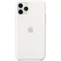Apple - Baksidedeksel for mobiltelefon - silikon - hvit - for iPhone 11 Pro