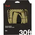 Fender Professional 30ft Spiralkabel Rød Tweed
