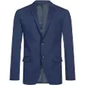 Calvin Klein Stretch Wool Slim Fit Blazer