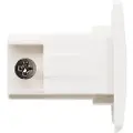 SG ARMATUREN Shopline trac endestykke 3-fase mat-hvid