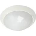 SG ARMATUREN Plafond Enøk Alu E27 med sensor og sikringsskrue hvid