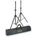 Gravity SP5212B stål Speaker Stand par med bæreveske