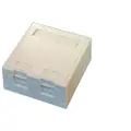 Csdk-Sl Dataudtag office boks 2 port, for Csslr Plus keystone konnektor, farve: hvid