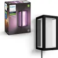 Philips Hue White and Color Ambiance Impress - Vegglampe - LED - 8 W (ekvivalent 49 W) - 16 millioner farger - 2000-6500 K - svart