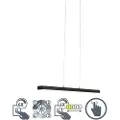 TRIO r32801132, Fleksibel montering, Sort, Hvit, Sort, Hvit, Akryl, Aluminium, Rektangulær, IP20